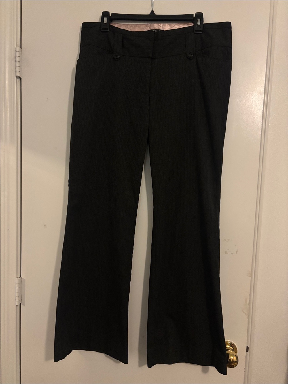 Stoosh Black Boot Cut Dress Pants